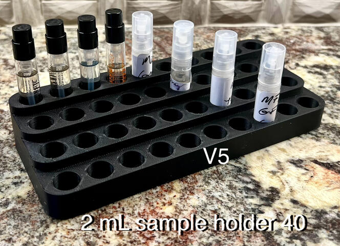 Holds 40 2mL samples