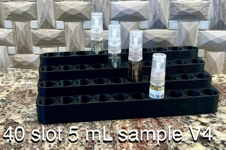 Holds 40 5mL samples