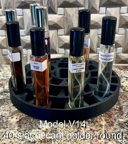 Holds 40 10 mL bottles