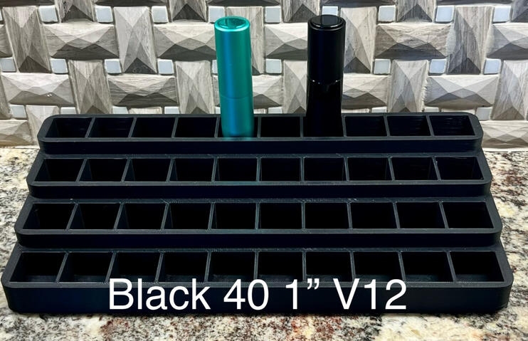 Holds 40 1" Pressurized Bottles