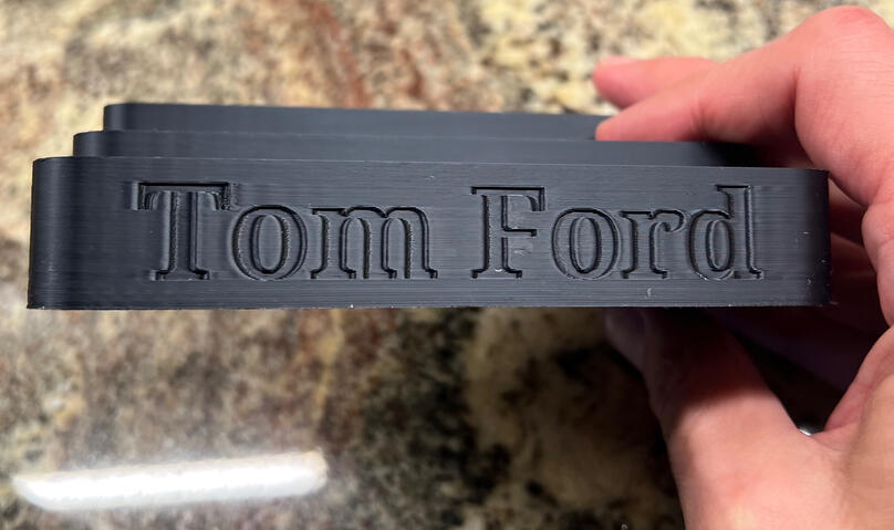 Engraving names and logos